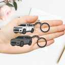 For Jeep Grand Cherokee KeychainFor Jeep Grand Cherokee Accessories 2011-2022metal Keychain (Grey)