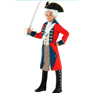 Morph - Revolutionary War Costume Kids - Colonial Costume Boys - British Red Coat Costume - Napoleon Costume Kids, L