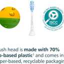 Philips Sonicare C3 Two-in-One - Genuine Replacement Electric Toothbrush Heads, White, 2 Pack, HX9042/65