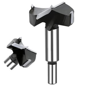 1-7/8 Inch Carbide Forstner Drill Bit, Carbide Tipped Forstner Bit for Hard Wood, Wood Drilling Bit Woodworking Hinge Cutter Tool Kits for Wood Plywood Plastic
