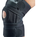 Knee Brace Meniscus Tear Support For Arthritis Acl, Mcl Pain Patented 4-way Adjustable Wraparound Strap Dual Side Stabilizer For Patella Stability One Size