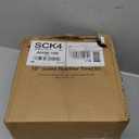 GICOOL 10" x 2.5" Flat Free Solid Rubber Tire with 5/8" Axle Bore Hole, 2 1/4" Hub, Replacement 4.10/3.50-4" for Hand Truck Dolly Trolley Garden Wagon Cart Generator, 2 Pack
