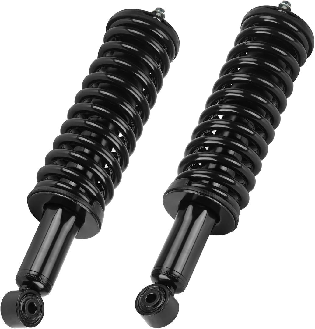 Front w/Coil Strut Shock for Toyota Tacoma 4WD/Pre Runner (Exc. SR5/TRD) 1995 1996 1997 1998 1999 2000 2001 2002 2003 2004, Spring Struts Assembly Absorbers Replace for 171352L, 171352R