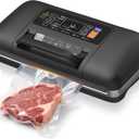 Newise 85Kpa Vacuum Sealer Machine - Kitchen Gifts, 10-in-1 Full Automatic Food Saver with Easy-Lock Handle, Built-in Cutter & Roll Storage for Dry/Moist Foods, Includes Bags & External Hose