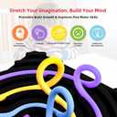 Sensory Board for Kids Durable Silicone Sensory Activity Board Sensory Toys for Kids with Autism, ADHD, Anxiety & StressToddlers Calming Travel Essentials Fidget Toy for Kids 3+ & Adults