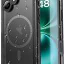 SPORTLINK for iPhone 16 Waterproof Case - Shockproof Dustproof Case with Built-in Clear Screen Protector, Full Body Heavy Duty Sealed Protective Cover for i Phone 16 6.1" Mag/Black