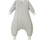 Nivolltha Super Soft Removable Long Sleeve 2.5 TOG Sleep Sack with Legs, 100% Cotton Winter Toddler Sleeping Sack with Feet, Graphic, Size S