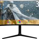 38 Inch UWQHD+ Curved Monitor, 3840 x 1600p 1.07 Billion Colors 98% DCI-P3, Dual Speakers, DP, HDMI, USB-C, Type B, Type A x2 , Eyecare Technology Adaptive-Sync 60Hz R2300 Frameless Computer Monitor