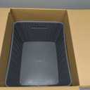Eslite Plastic Storage Baskets for Organizing,11"X8.5"X4.7",Pack of 4 (Grey)