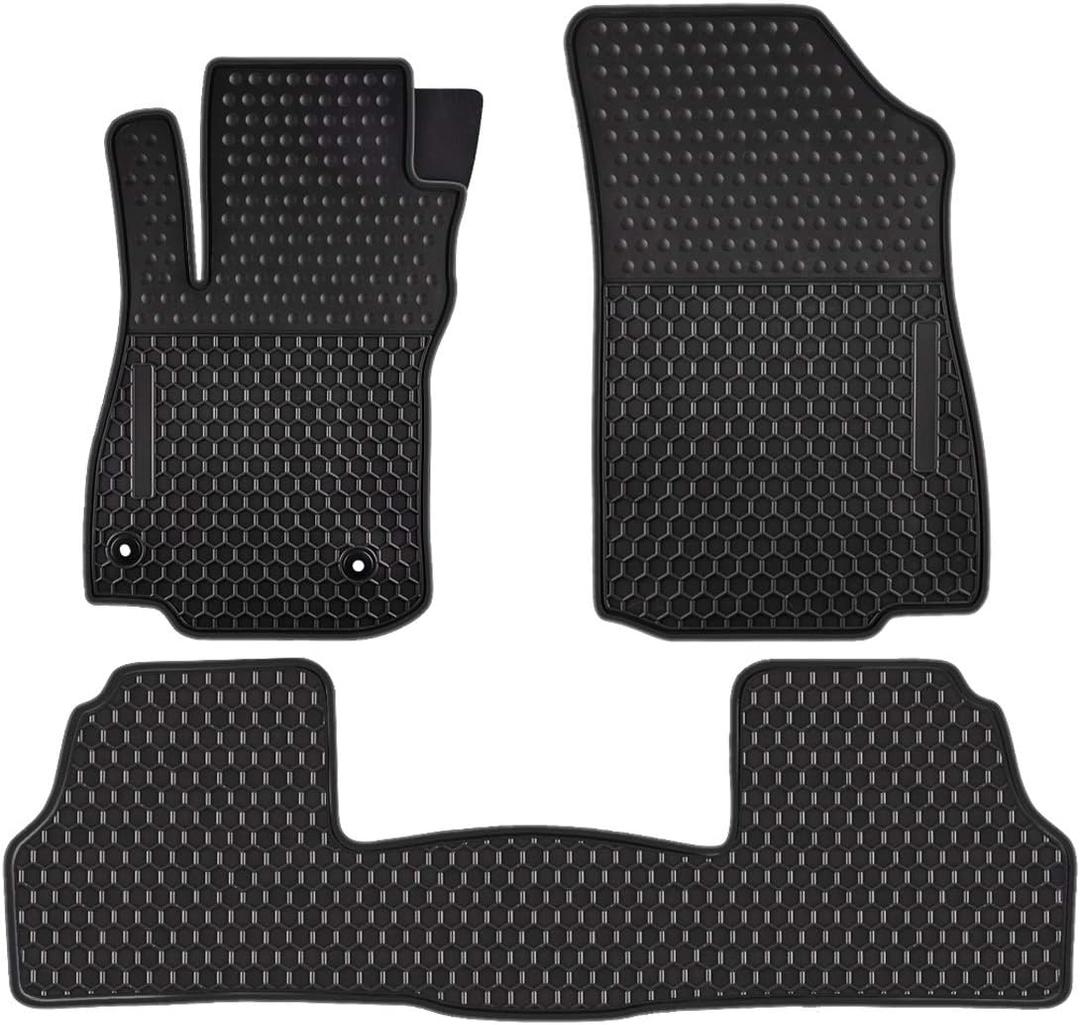 Car Floor Mats Custom Fit for Buick Encore 2024 2023 2022 2021 2020 2019 2018-2013 /Chevrolet Chevy Trax 2014-2023 Odorless Washable Rubber All Weather Floor Liner Black