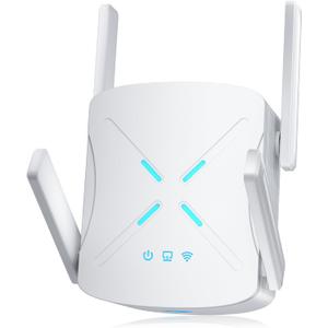 2026 WiFi Extender Signal Booster, 10X Faster WiFi 6 Extender, 18899 sq.ft. Internet Repeater for Home, Dual-Band Network Extender, Wireless Router Signal Amplifier w/Gigabit Ethernet Port, Easy Setup