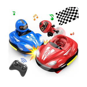 Remote Control Bumper Car for Toddlers,Mini RC Cars with Light & Sound & 360°Rotating,Car Toys for 6-7 Year Old,Christmas Birthday Gifts Toys for 3 4 5 6+ Year Old Boys Girls