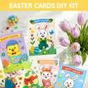 2 x Fancy Land 18 Pack Easter Crafts for Kids Card Making Kit DIY Make Your Own Easter Cards with Envelopes Classroom School Activities Party Favors