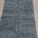 OLANLY Bathroom Rugs 24x16, Extra Soft Absorbent Chenille Bath Rugs, Rubber Backing Quick Dry, Machine Washable Bath Mats for Bathroom Floor, Tub and Shower, Home Decor Accessories, Airy Blue