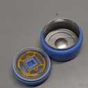 13.5oz Kids Jar for Hot Food, Insulated Vacuum Food Jar with Buckle Lid, Stainless Steel Wide Mouth Leak Proof Insulated Lunch Container for School Picnic Travel, Sky Blue