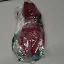 BAIGRAM Women Y2K Button Up Pointelle Minimalist Crop Tshirt Tops Short Sleeve Lace Trim Scoop Neck Henley Summer Shirt ,Size L