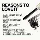 Pacifica Aquarian Gaze Mascara Abyss (Black) Water-Resistant Long Lash Mascara, Lengthening & Smudge-Proof, Vegan & Cruelty-Free