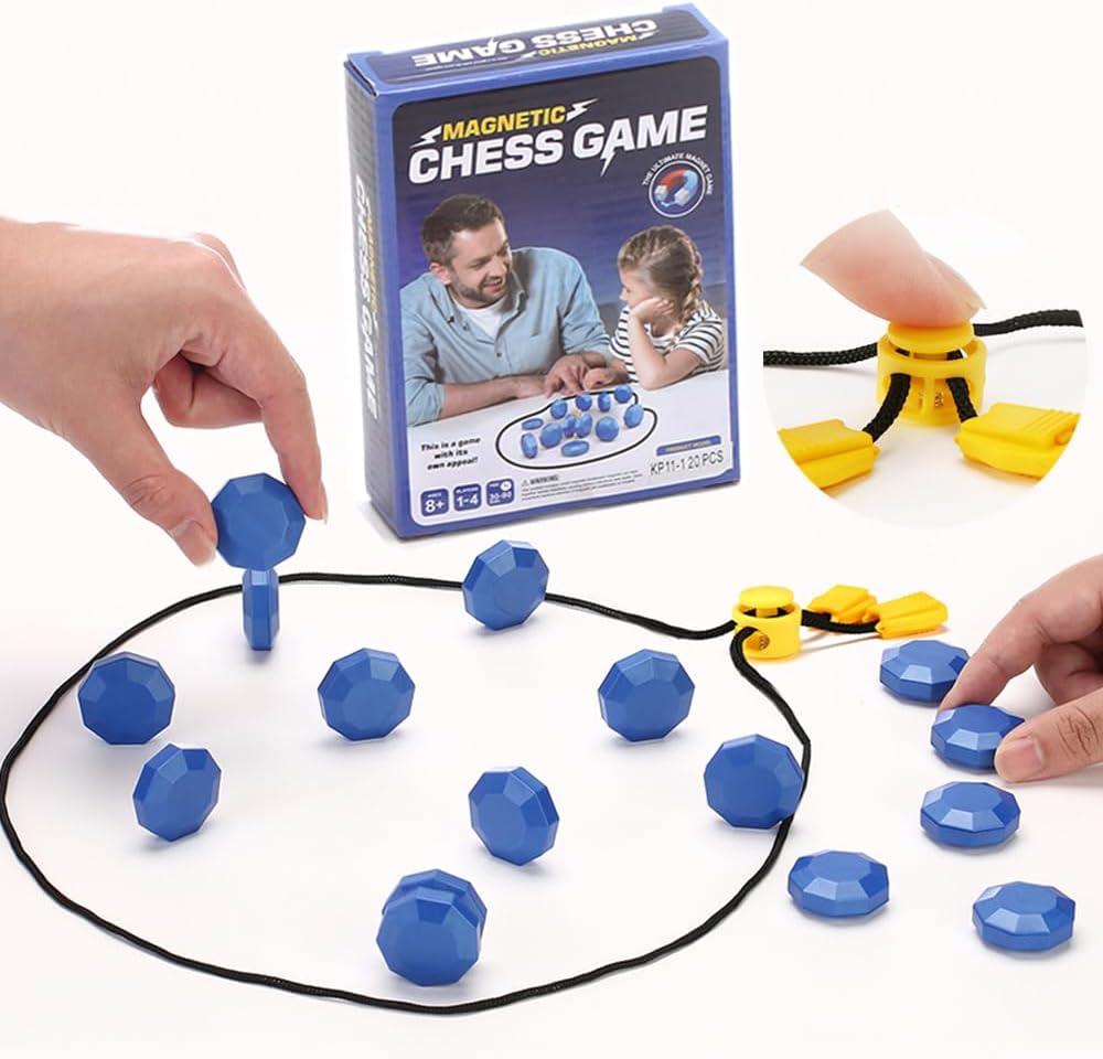 Magnet Game with Upgraded Adjustable String, Family Games for Kids and Adults, Board Games for Adults and Kids 8-12, Magnetic Game with String for Family Games Night Stocking Stuffers
