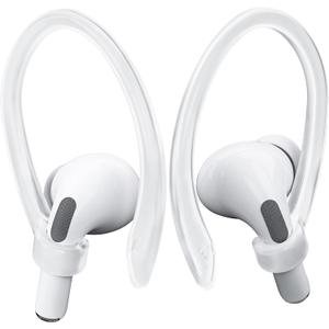 2 Pairs AirPods Ear Hooks for AirPods Pro 2, AirPods Pro, AirPods 4, 3, 2 & 1, Upgraded Anti Slip Sports Clip Hooks for AirPods 1, 2, 3, 4,Pro, Pro 2  Transparent