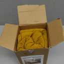 Biscaynebay Decorative Box Spring Cover Full & Full XL Size, Gold Luxurious Jersey Knitting Stretchy Wrap Around 4 Sides Bed Skirt for Home/Hotels, Easy Fit Wrinkle & Fade Free Machine Washable