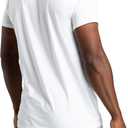 Fruit of The Loom Men's Crew Tee Undershirts, Moisture Wicking & Tag Free, White, Pack of 6, Medium