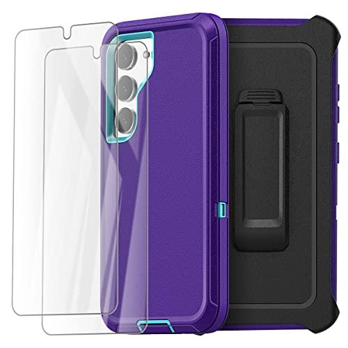 AICase Belt Clip Case for Samsung Galaxy S23 Plus(6.6") with Screen Protector, Heavy Duty Drop Protection Full Body Rugged Shockproof/Dust Proof Military Protective Tough Durable for S23 Plus_4