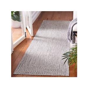 Grey 44×24" Fuzzy Bath Rug