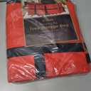 ZOBER Wide Christmas Tree Storage Bag - Maximum Accessibility - Fits 9 Ft Trees - 600D Oxford Fabric Christmas Tree Bag For Storage Box For Xmas - Strong, Durable Straps & Handles - Card Slot - Red
