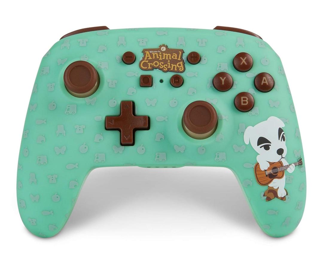 PowerA Enhanced Wireless Controller for Nintendo Switch / Switch 2 / Switch Lite / OLED Model - Animal Crossing: K.K. Slider - Gamepad, game controller, Officially Licensed