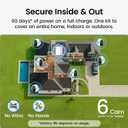 aosu Outdoor Security Cameras Wireless Home Surveillance System with aosuBase, Battery Powered, Cross-Camera Tracking, True 2K HD Color Night Vision, Spotlight, Motion Alert, Easy Setup, 6-Cam-Kit