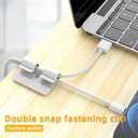 3 x NadaShop AWG3 (7MM) Outdoor Clear Light Clips, 25PCS Lights Hooks, Brick Clips, Pegs for String, Outside Hangers, Garland Straps, Double Cable Clamps, Transparent Sticky Clasps, Christmas Light Clips