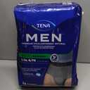 TENA Incontinence Underwear for Men, Maximum Plus Absorbency, L/XL, 56 Count (Waist size 44in-64in)
