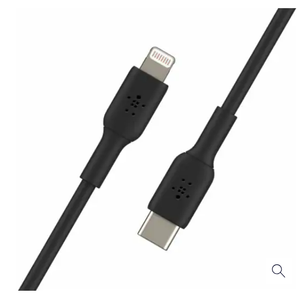 Belkin BoostCharge™ USB-C to Lightning Cable - Black 3.3 ft
