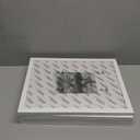 Egofine 11x14 Picture Frames Set of 4, Made of Solid Wood Covered by Plexiglass 5x7 and 8x10 with Mat or 11x14 without Mat, for Table Top Display and Wall Mounting Photo Frame White