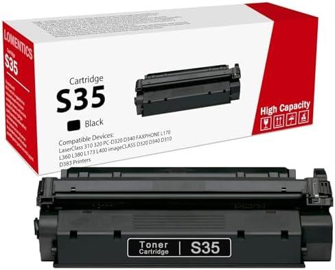 High Yield S35 Black Toner Cartridge (7833A001AA) 1-Pack: S35 Toner Cartridge Replacement for ImageCLASS D320 D340 FAXPHONE L170 L360 LaserClass 310 320 Printer