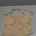 Avidlove Lace Tops for Women Sexy Going Out Tops Cute Halter Classy Tank Concert Outfits Y2K Top Camel, XL