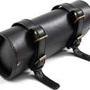 Motorcycle Saddle Bag Mini Motorbike Fork Handlebar Pu Leather Tool Storage Bag