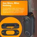 SplashNColor Angled Doorbell Mount Compatible with Reolink Video Doorbell Camera 2K 5MP Heavy Duty ABS Reolink Mount for Secure Installation Adjustable 35-Degree Angle for Optimal Viewing Black