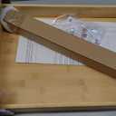 HOLDN STORAGE Bamboo Wooden Pull out Cabinet Organizer 14"W x 21"D Requires At Least a 15.25"W x 21"D Cabinet Opening, Bamboo Tray and Heavy Gauge Metal Rails
