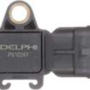Delphi PS10247 Manifold Absolute Pressure Sensor, 2.8 x 1.4 x 3.3 inches