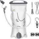 N NEVO RHINO Hydration Bladder 2L-3L,Water Reservoir for Hiking Backpack Leak Proof Water Storage Bladder,BPA-Free Water Pouch Hydration Pack for Camping Cycling Running