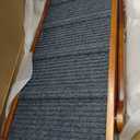 Adjustable Dog Ramp for Bed - 39" Long Foldable Wooden Ramp for Dogs to Get on Bed, Couch, or Car with 13.4" Wide Walking Space (Walnut Wood with Gray Carpet)