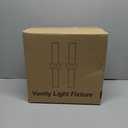 Wall Sconces Set of Two, Hardwired Matte Black Bathroom Sconces Wall Lighting with Clear Glass, Modern Sconces Wall Decor Set of 2 Wall Light fixtures for Bathroom Mirror Hallway (Bulbs Not Included)