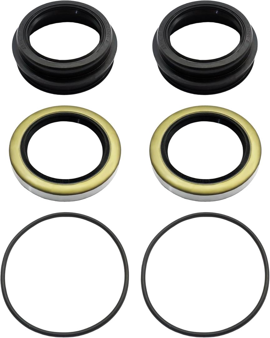 6PCS Rear Axle Seal Kit for Inner & Outer Rear Wheel Compatible with Early Toyota4Runner,Pickups,T100,Tacoma & Tundra,Replace #90313-48001 90301-88077 90310-50006 90310-50001 90310-50005