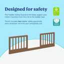 Storkcraft & Graco Toddler Safety Guardrail Kit (Dowels), Hazelnut, 2 pack