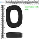 Geekria Sport Cooling-Gel Replacement Ear Pads for Logitech G Astro A30 Headphones Ear Cushions, Repair Parts (Black)