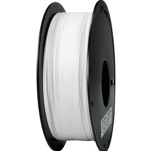 GIANTARM 3D Printer Filament, 0.5kg White PLA Filament,1.75mm Dimension Accuracy +/- 0.03mm, 3D Printing Filament
