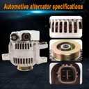 Alternator Compatible with Yaris,1.5L L4 Engine,2006-2015, Alternator Replace for 1042108180 104210840