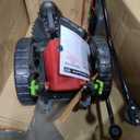 Earthquake 60V Walk Behind String Mower, Includes Two 4Ah Batteries, 22” Cutting Diameter, Three Cutting Speed Dial, 14” Never-Go-Flat Wheels, Easy Assembly, Adjustable Handlebar, Model #44965