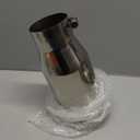 A-KARCK Exhaust Tip 3.5 Inch Inlet, 3.5 Inlet 5" Outlet 12" Long Stainless Steel Polished Finish Tailpipe Tip, Bolt On Design